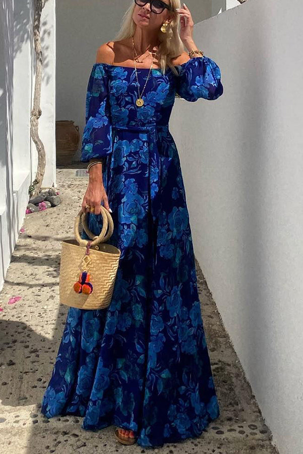Vestido Largo Bardot Fresco