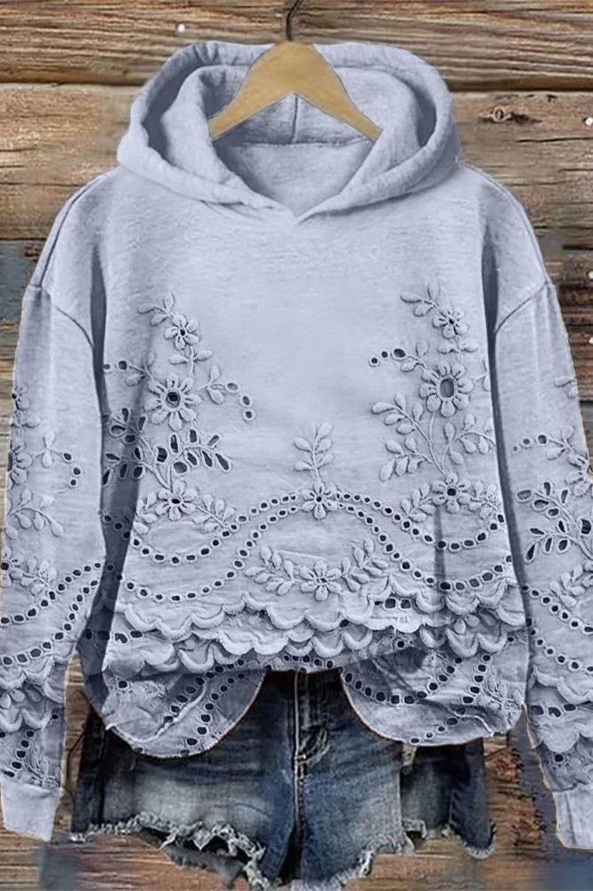 Sudadera Capucha Acogedora-Delicada
