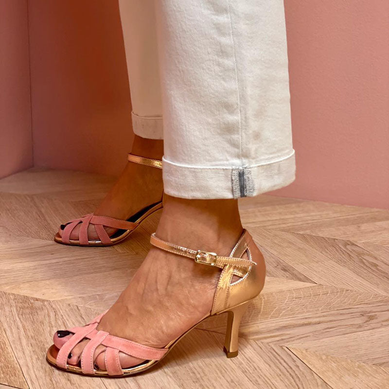 Sandalias Tacón-Estable