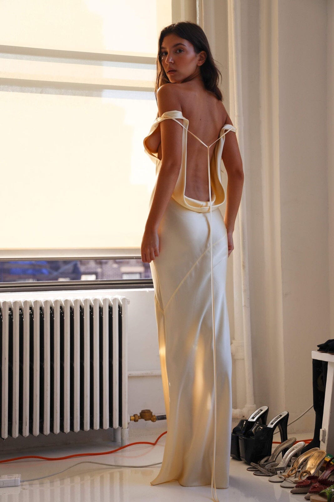Vestido Maxi Seda-Fluida