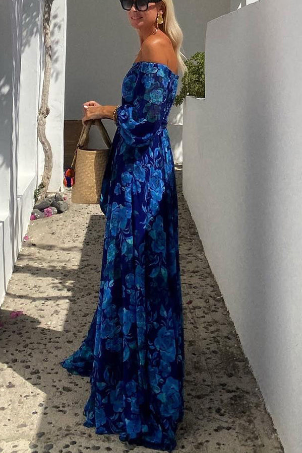 Vestido Largo Bardot Fresco