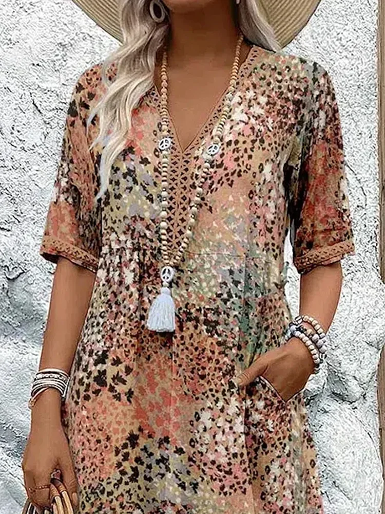 Vestido Fluido Floral