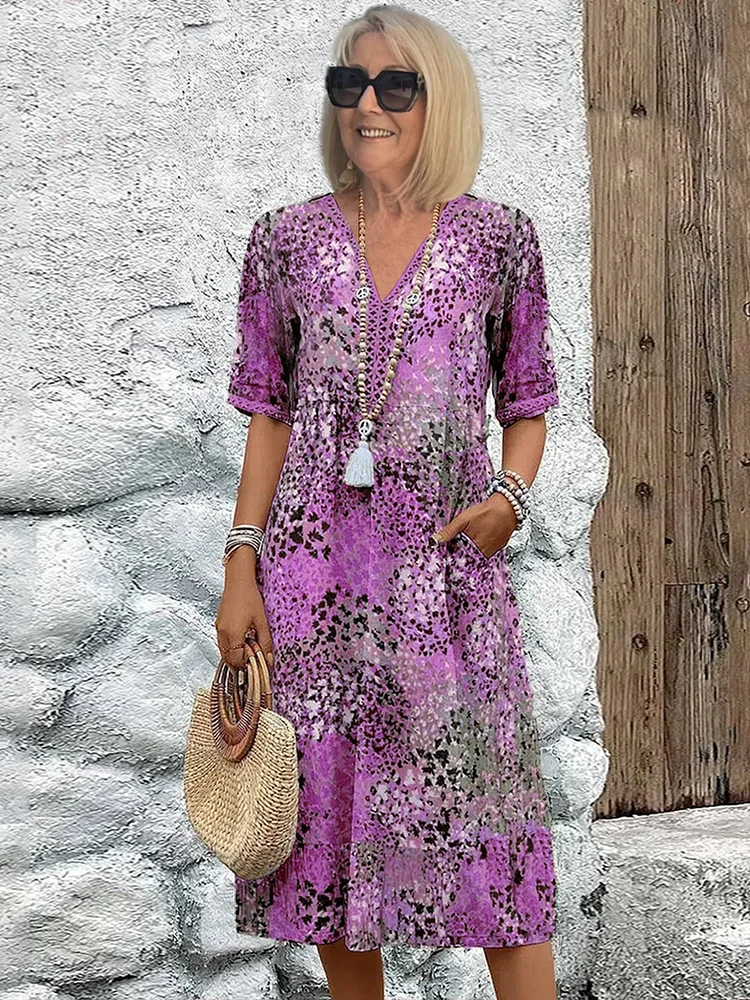 Vestido Fluido Floral