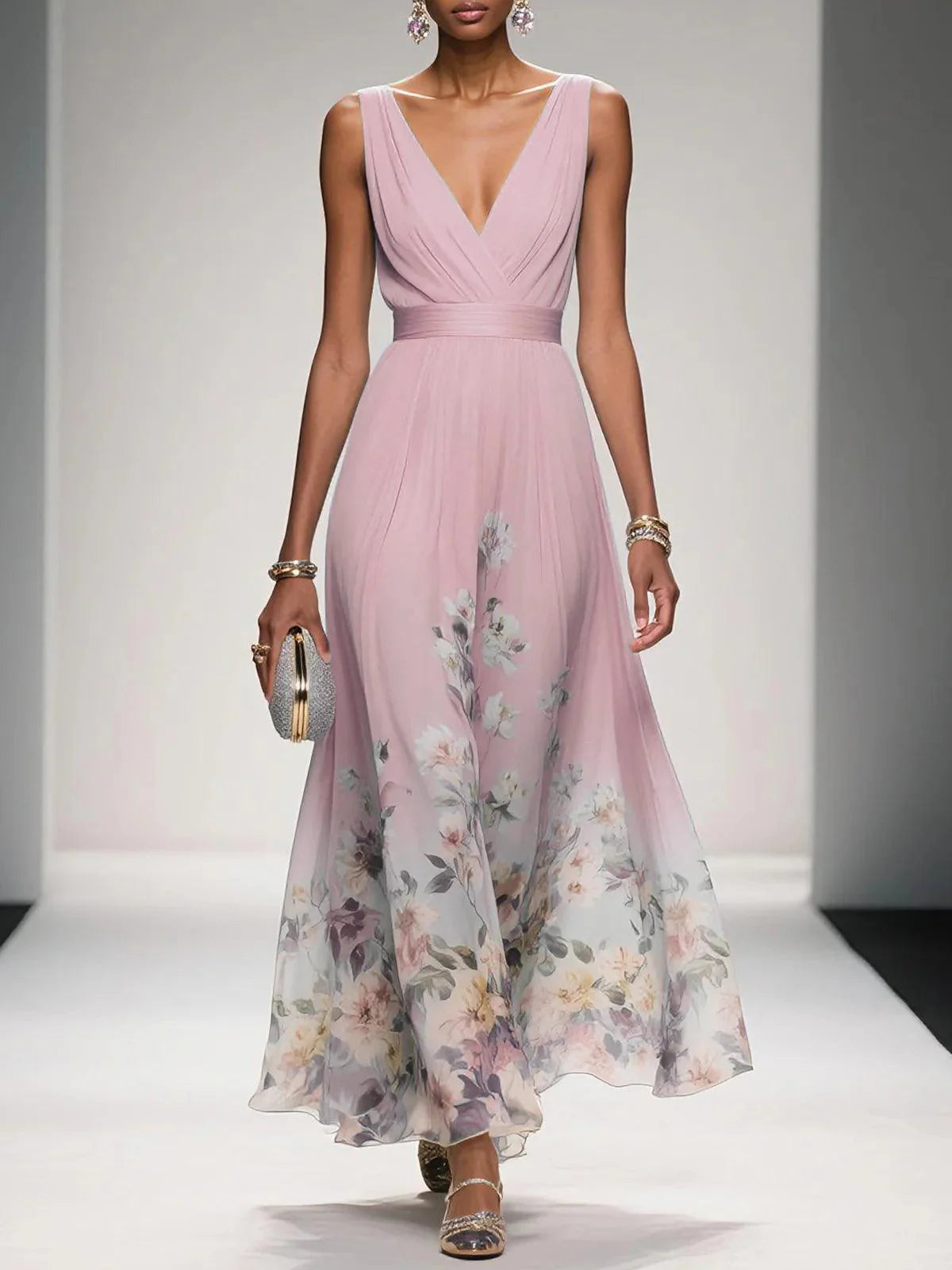 Vestido Maxi Figura-Esbelta