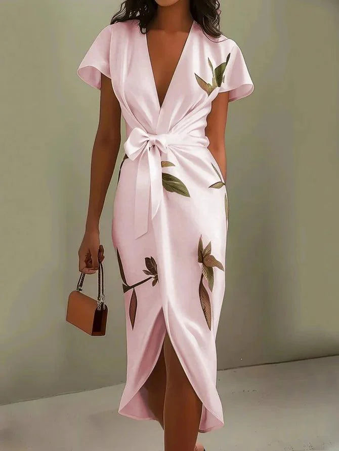 Vestido Midi Cruzado Favorecedor