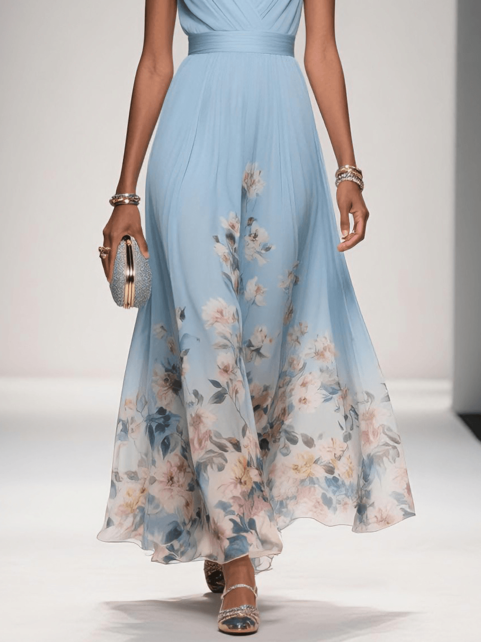 Vestido Maxi Figura-Esbelta