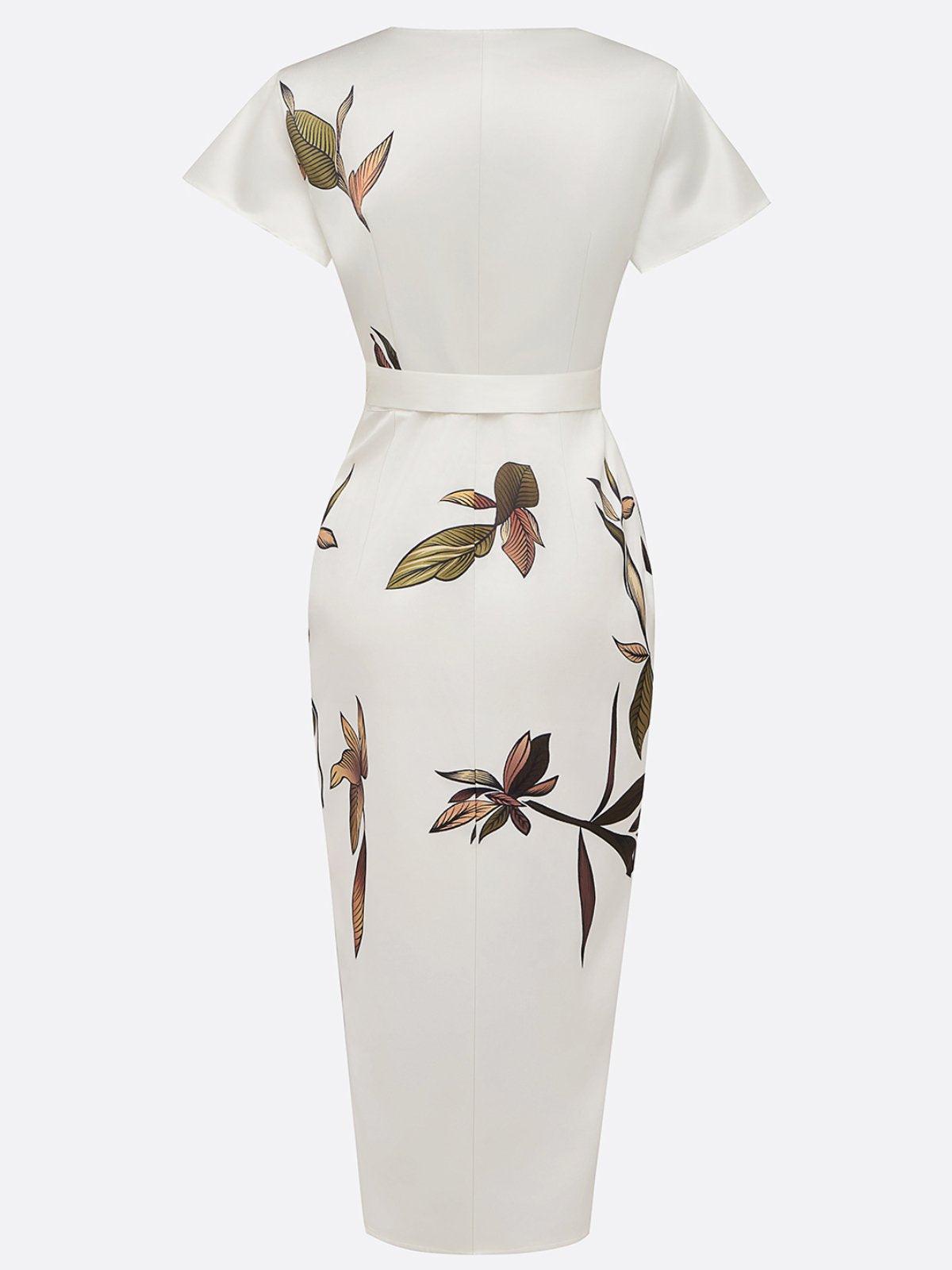 Vestido Midi Cruzado Favorecedor