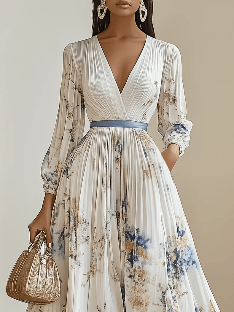 Vestido Maxi Floral Ultra-Ligero
