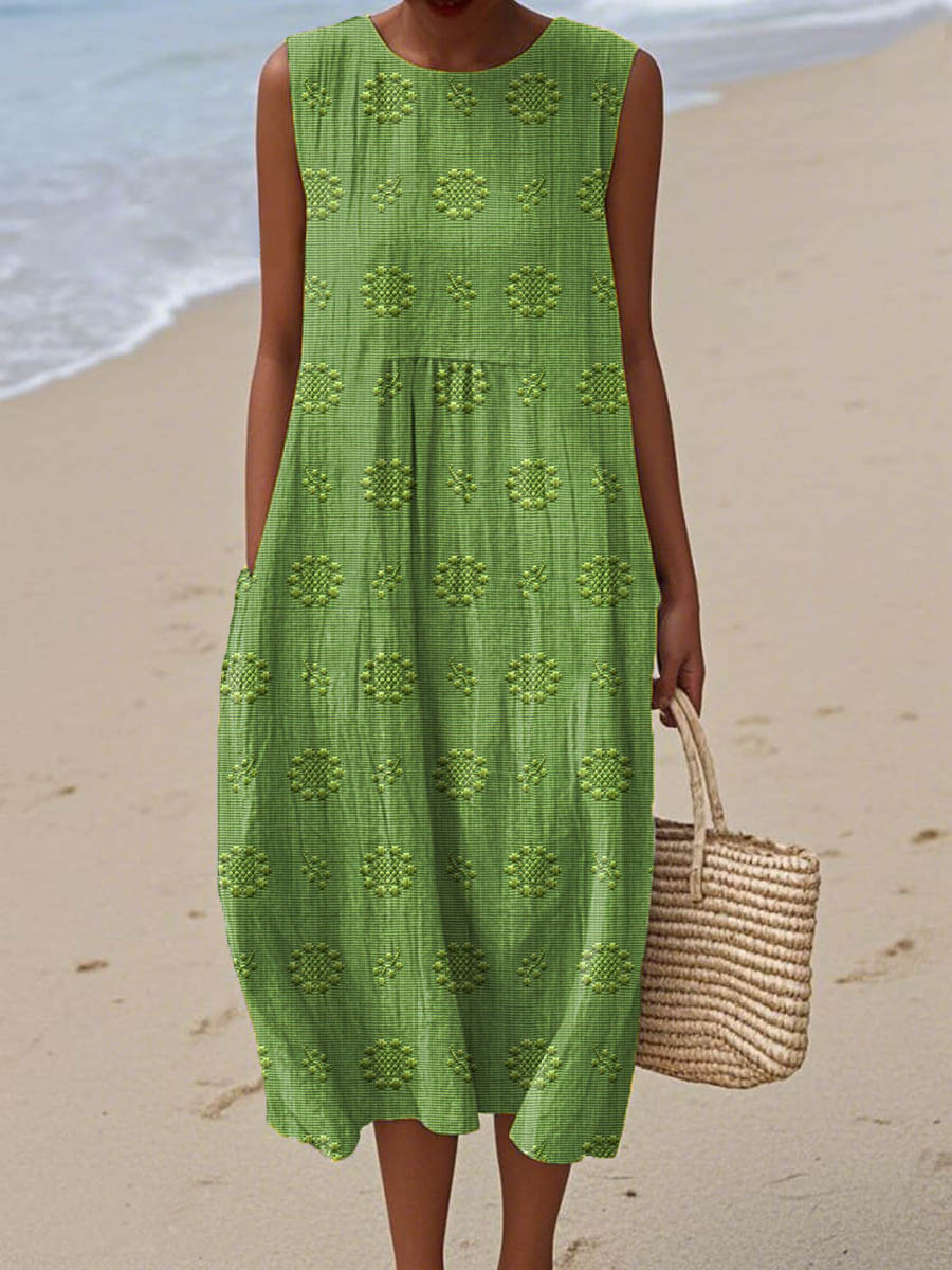 Vestido Estival Antiarrugas