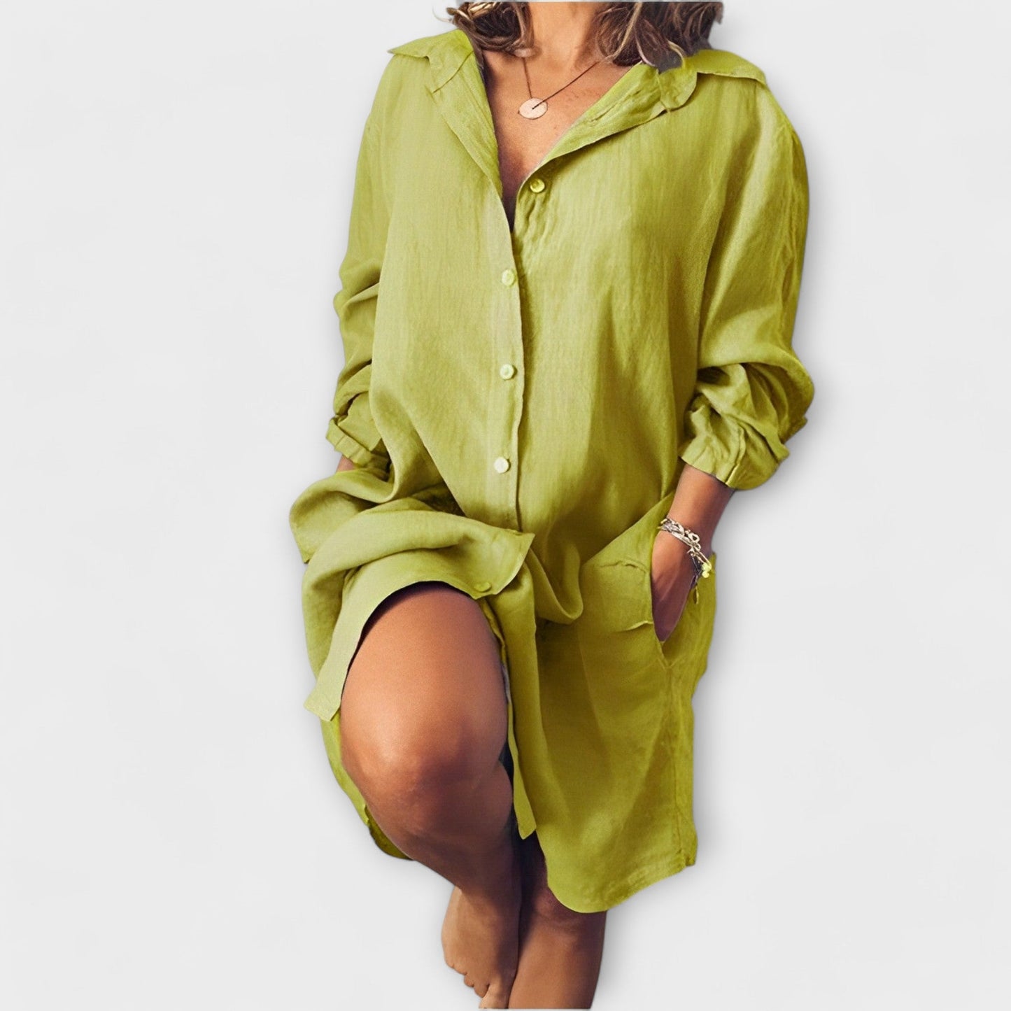 Blusa Lino Fresco-Ligera