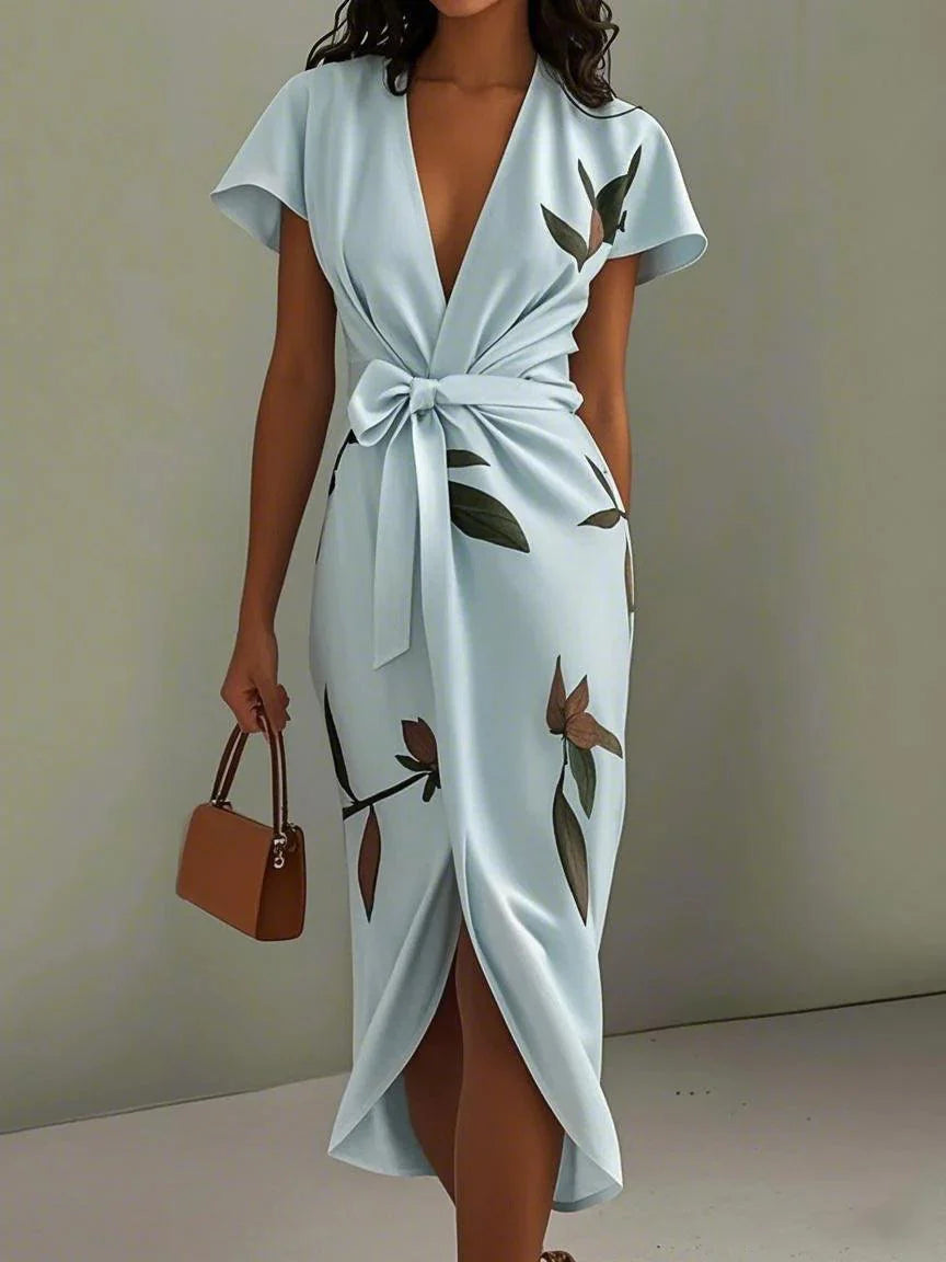 Vestido Midi Cruzado Favorecedor