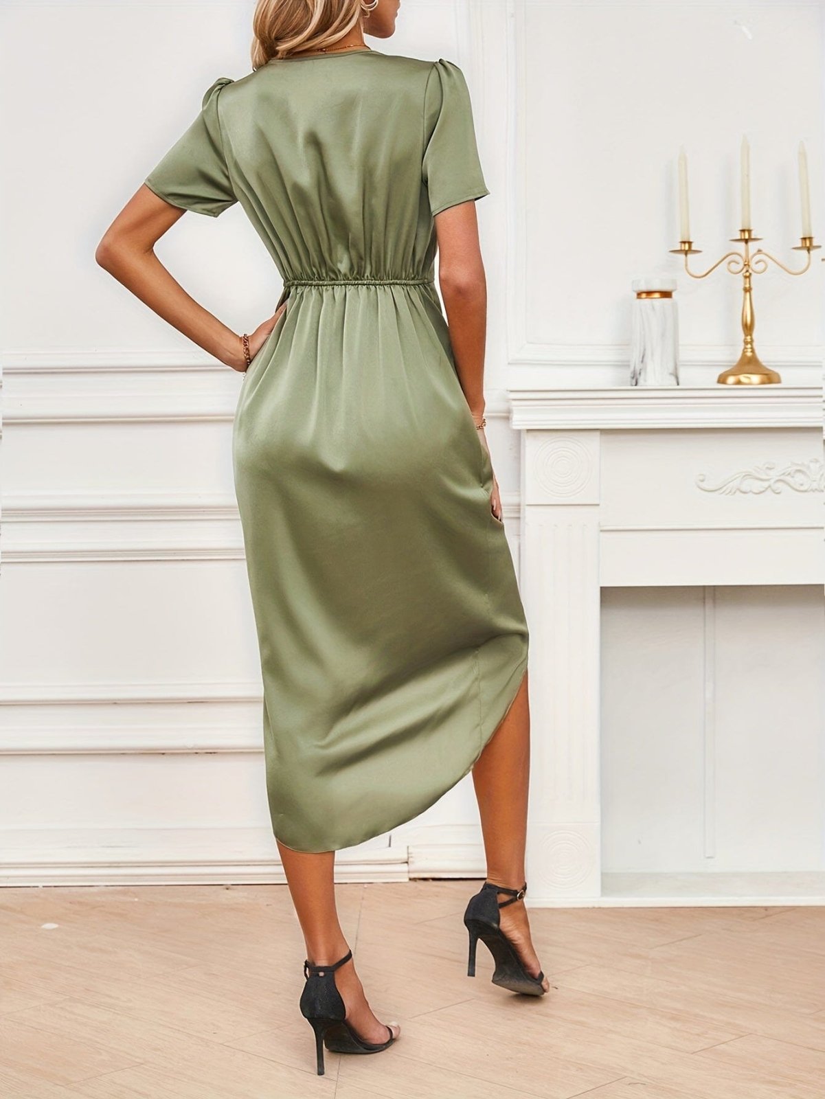 Vestido Cruzado Silueta-Esbelta