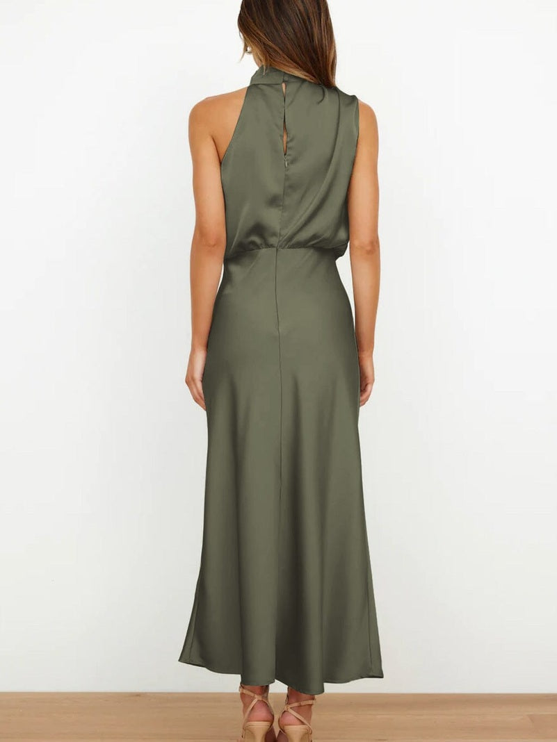 Vestido Seda Silueta-Esbelta