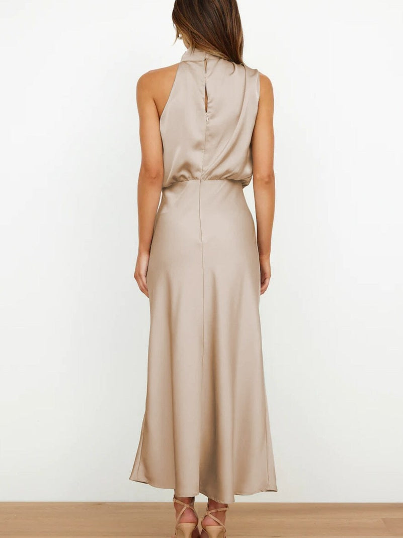Vestido Seda Silueta-Esbelta