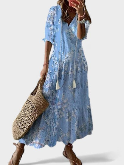 Vestido Boho Corte-Favorecedor