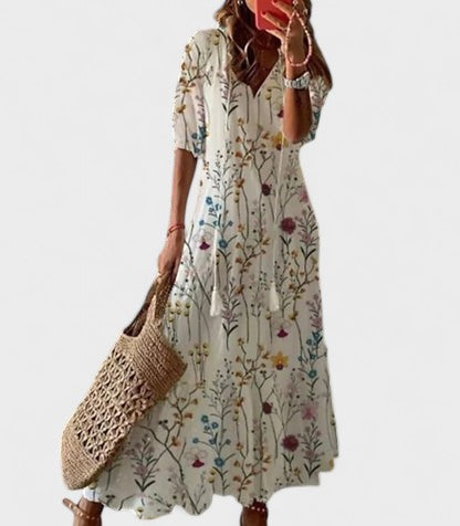 Vestido Boho Corte-Favorecedor