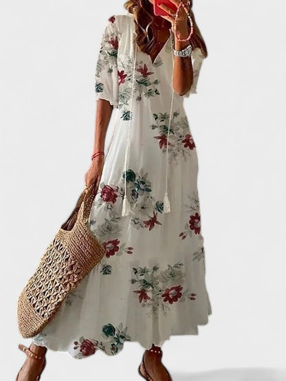 Vestido Boho Corte-Favorecedor