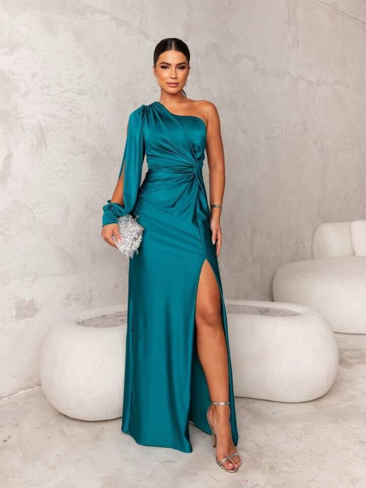 Vestido Seda Tacto-Frío