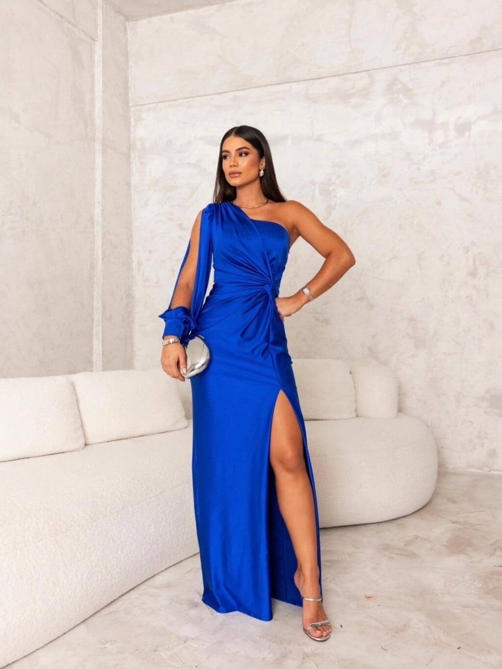 Vestido Seda Tacto-Frío
