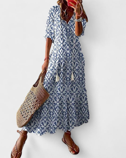 Vestido Boho Corte-Favorecedor
