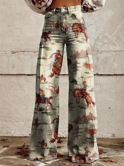 Pantalones Palazzo Silueta-Estilizante