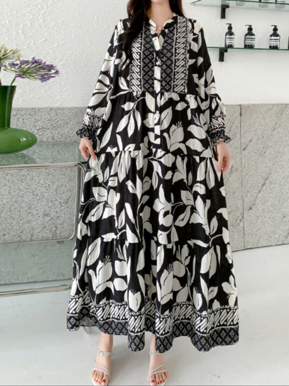 Vestido Estampado Ultra-Suave
