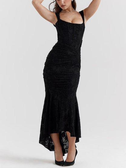 Vestido Maxi Floral Silueta-Moldeadora