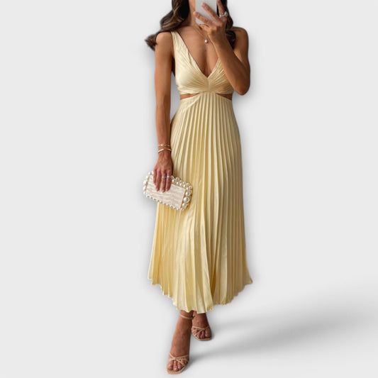 Vestido Plisado Efecto-Moldeador