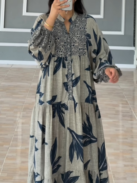 Vestido Estampado Ultra-Suave