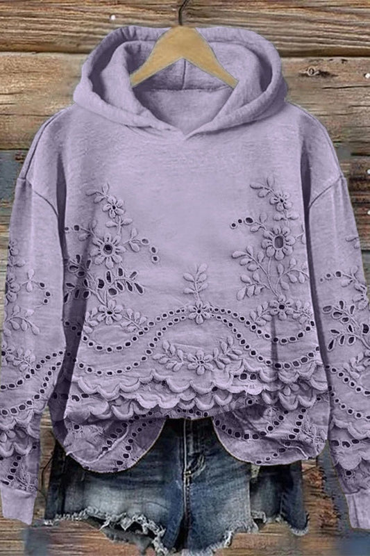 Sudadera Capucha Acogedora-Delicada