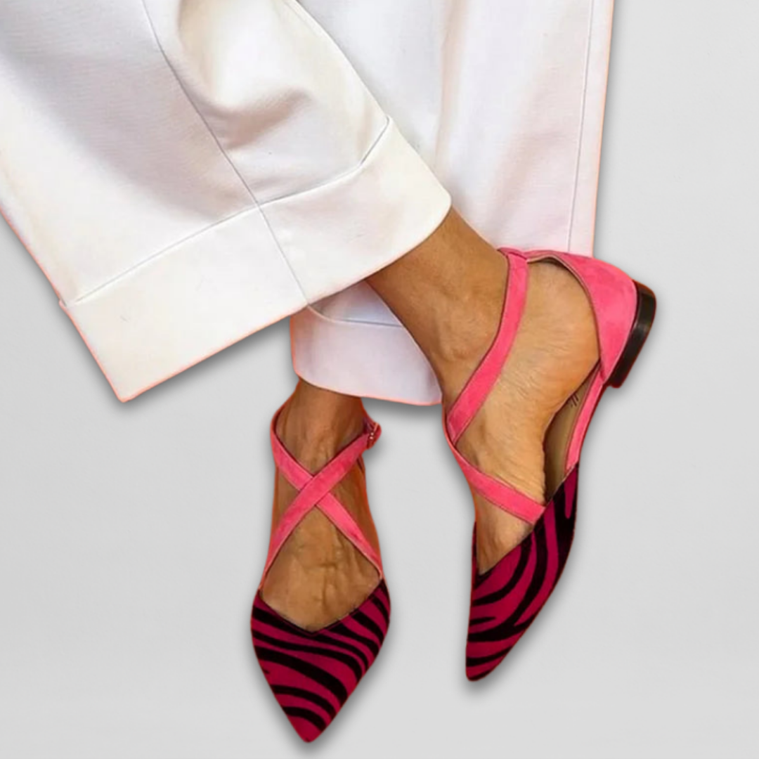 Sandalias Confort-Glamour Cebra