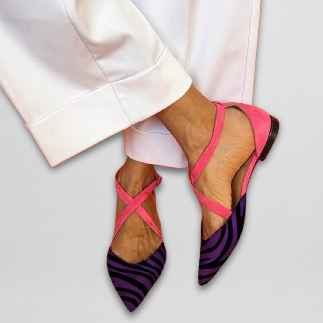 Sandalias Confort-Glamour Cebra