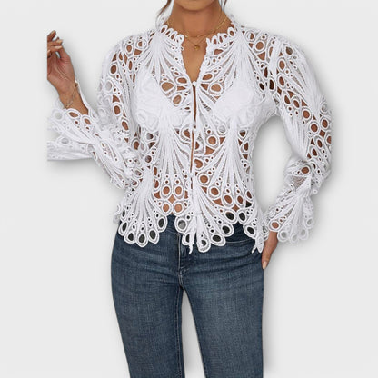 Blusa Asimétrica Silueta-Esbelta