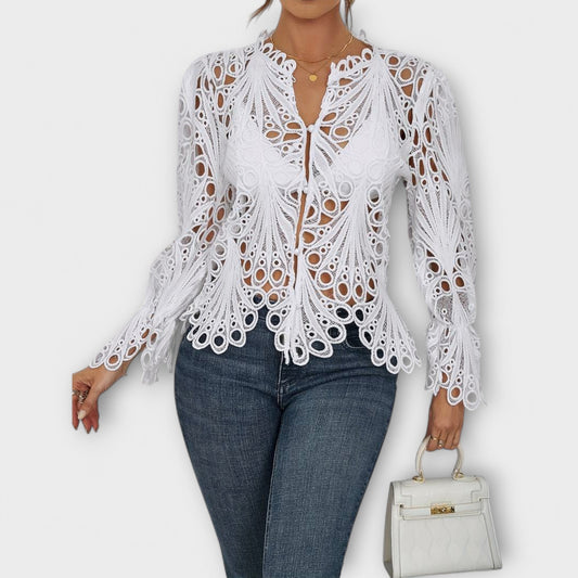 Blusa Asimétrica Silueta-Esbelta