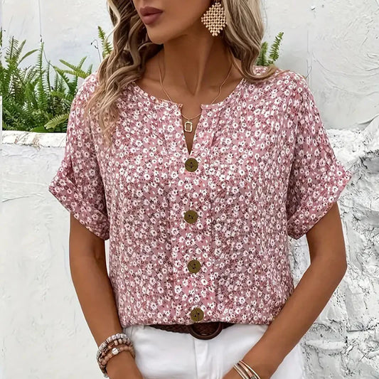 Blusa Floral Elegante Fresca