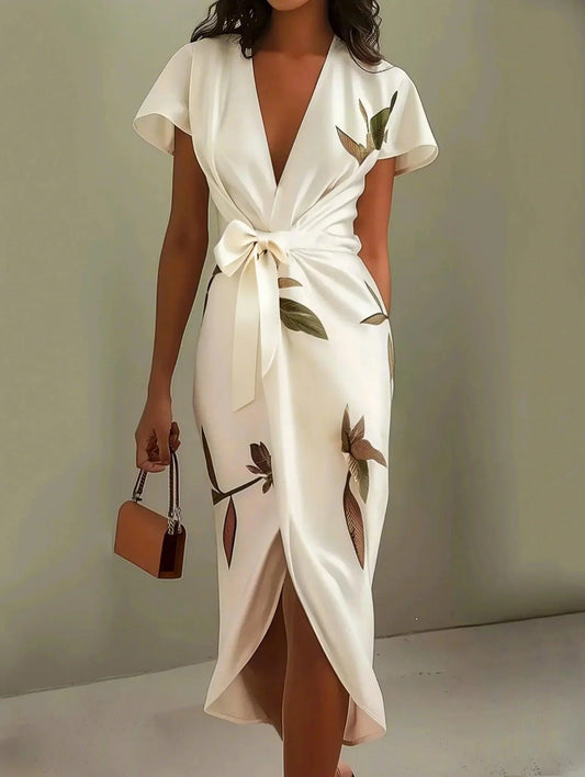 Vestido Midi Cruzado Favorecedor