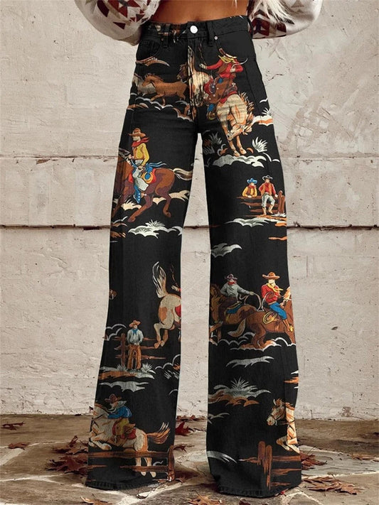 Pantalones Palazzo Silueta-Estilizante