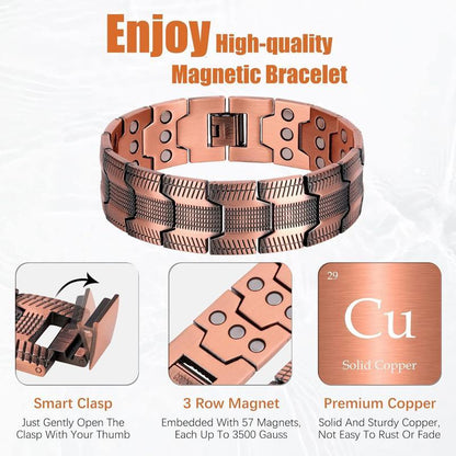 Men’s Copper Magnetic Bracelet