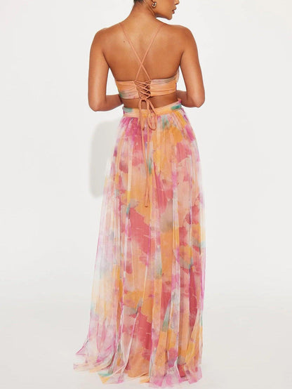 Vestido Largo Floral Favorecedor