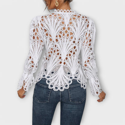 Blusa Asimétrica Silueta-Esbelta