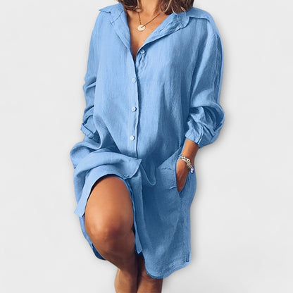 Blusa Lino Fresco-Ligera