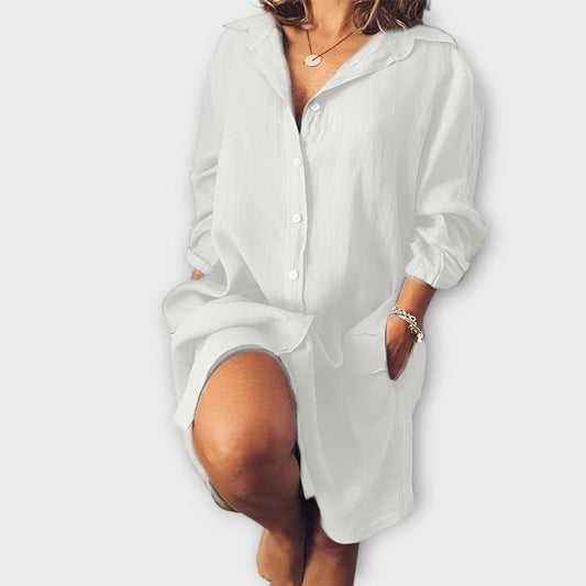 Blusa Lino Fresco-Ligera