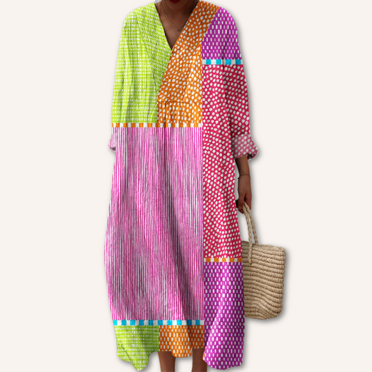 Vestido Romántico Caída-Fluida