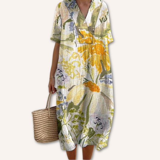 Vestido Floral Silueta-Definida