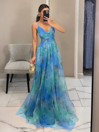 Vestido Largo Floral Favorecedor