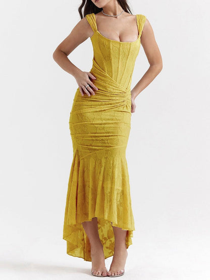 Vestido Maxi Floral Silueta-Moldeadora