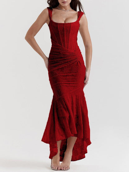 Vestido Maxi Floral Silueta-Moldeadora