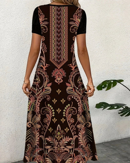 Vestido Étnico Elegante Ebony