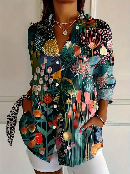 Blusa-Colorida Versátil