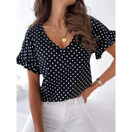 Blusa Elegante Polkadot